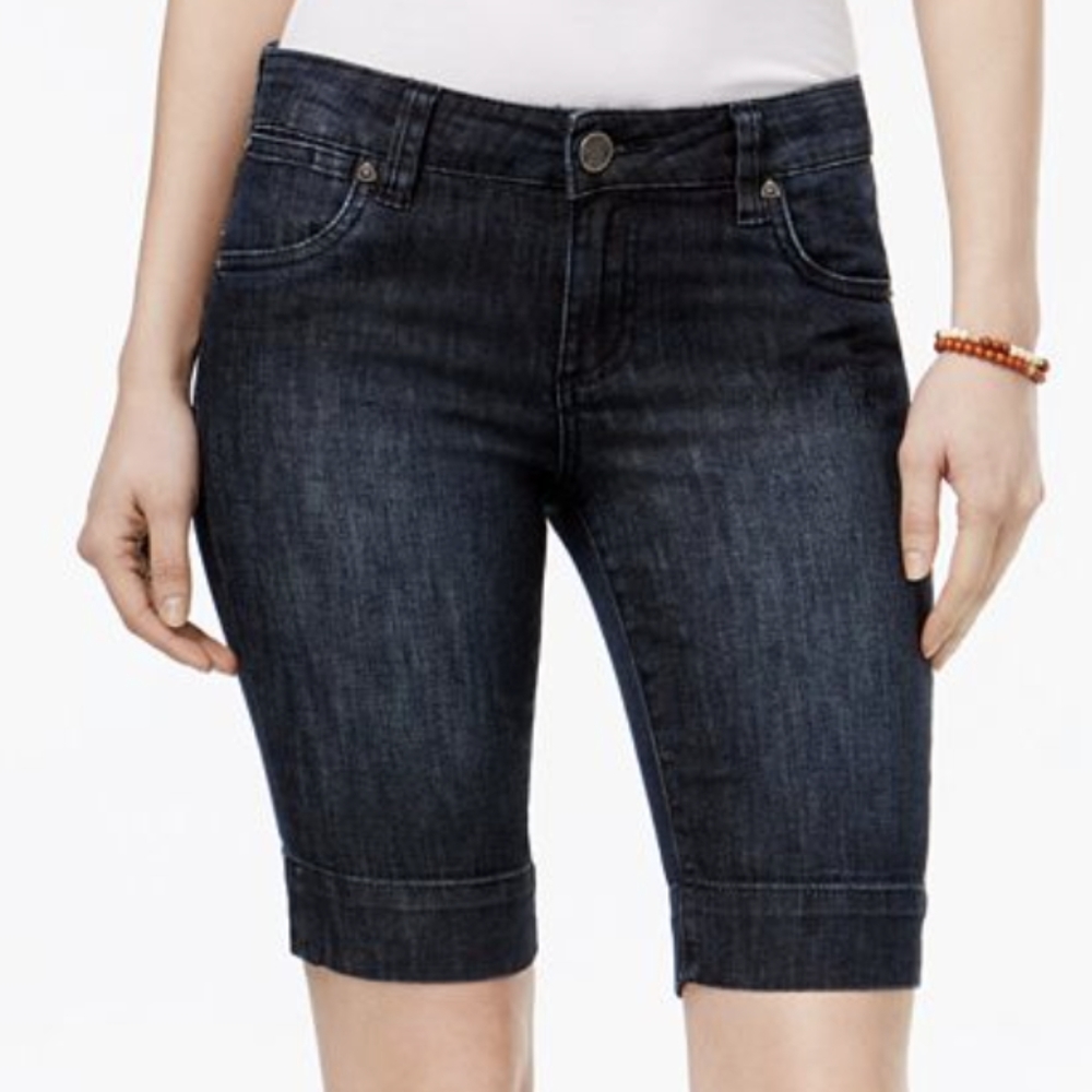 KUT from the Kloth 'Natalie' Stretch Denim Bermuda Shorts